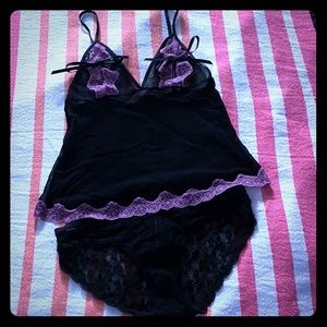VS Sexy little things Black lingerie set SM